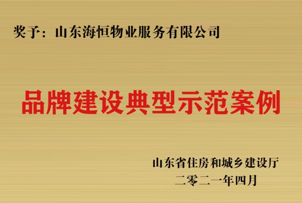 山东省品牌建设典型示范案例